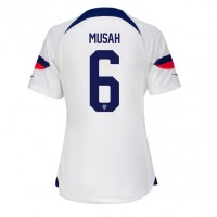 Vereinigte Staaten Yunus Musah #6 Fußballbekleidung Heimtrikot Damen WM 2022 Kurzarm